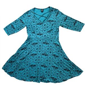 Hot Topic Fantastic Beasts and where to find‎ them Blue Dress 3X